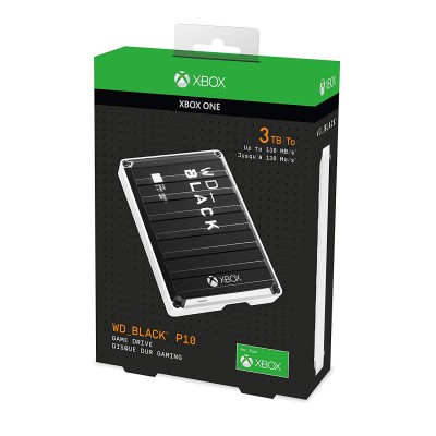 Ổ cứng di động Western Digital P10 Game Drive For XBox - 3TB ( WDBA5G0030BBK-WESN) ( Màu đen)