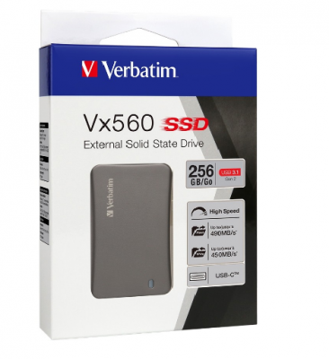 Ổ cứng SSD di động Verbatim Vx560 256 GB
