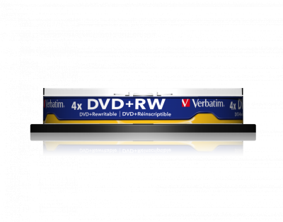 Đĩa Verbatim DVD+RW 4.7GB 4X 10pk Spindle