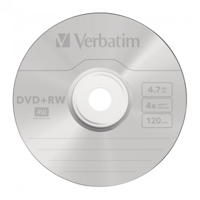 Đĩa Verbatim DVD+RW 4.7GB 4X 10pk Spindle