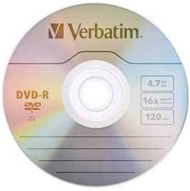 Đĩa Verbatim DVD-R 4.7GB 16X 10pk SC