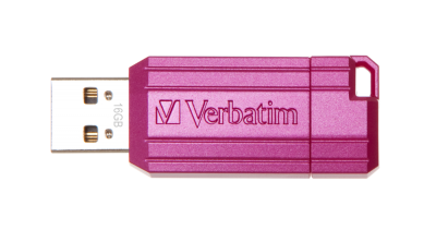 USB Verbatim STORE'N'GO PINSTRIPE USB DRIVE 16GB ( Màu Hồng)