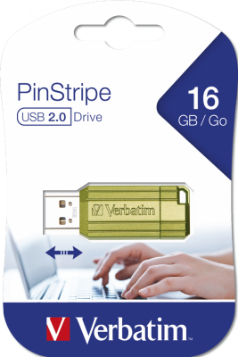 USB Verbatim STORE'N'GO PINSTRIPE USB DRIVE 16GB ( Màu Xanh lá)