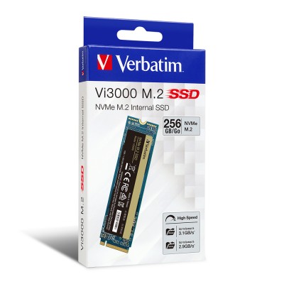 Ổ cứng Verbatim SSD NVMe M.2 256GB (Vi3000)