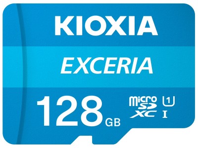 Thẻ nhớ MicroSD 128GB UHS-I C10 Kioxia Exceria 100MBs(Có Adapter)