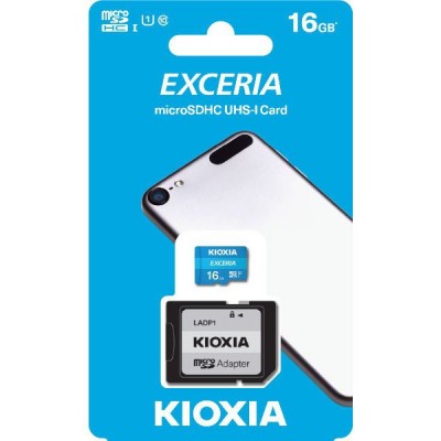 Thẻ nhớ MicroSD 16GB UHS-I C10 Kioxia Exceria 100MBs(Không có Adapter)