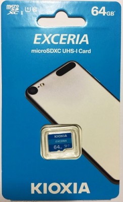 Thẻ nhớ MicroSD 64GB UHS-I C10 Kioxia Exceria 100MBs(Không có Adapter)