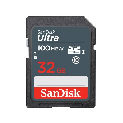 Thẻ nhớ SanDisk SDHC Ultra 32GB C10 UHS-1 100MB/s - SDSDUNR-032G-GN3IN