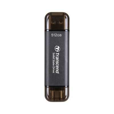 Ổ cứng di động SSD Transcend ESD310C 512GB - Đen