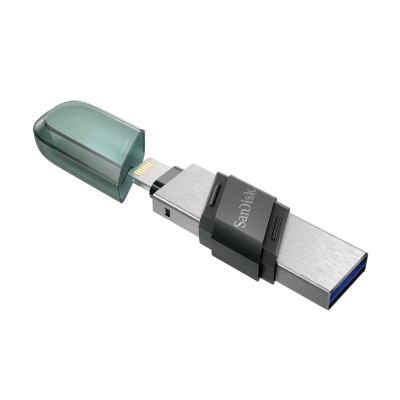 USB Lightning cho Iphone SanDisk iXpand Flash Drive Flip SDIX90N 64GB