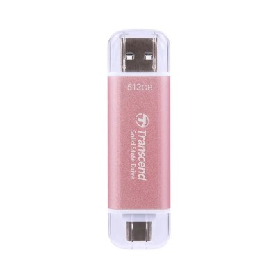 Ổ cứng di động SSD Transcend ESD310P 512GB - Hồng