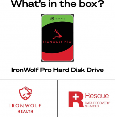 Ổ cứng HDD Seagate IronWolf Pro 32TB Enterprise NAS – CMR 3.5 inch SATA 6Gb/s 7200 RPM 512MB Cache
