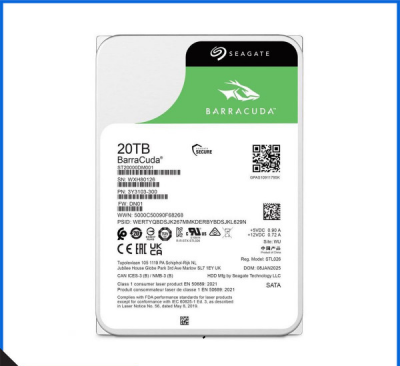 Ổ cứng HDD Seagate Barracuda 20TB (3.5 inch, SATA 3 6Gb/s, 512MB Cache, 7200RPM)