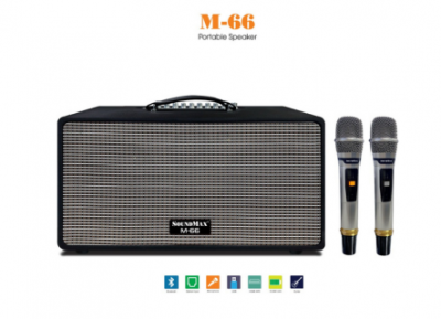 Loa kéo SoundMax M66 (màu đen)