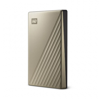 Ổ cứng di động 2TB WD My Passport Ultra USB Type-C 3.0 Vàng WDBC3C0020BGD-WESN