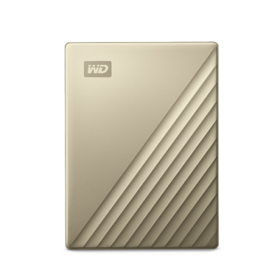 Ổ cứng di động 4TB WD My Passport Ultra USB Type-C 3.0 Vàng WDBFTM0040BGD-WESN