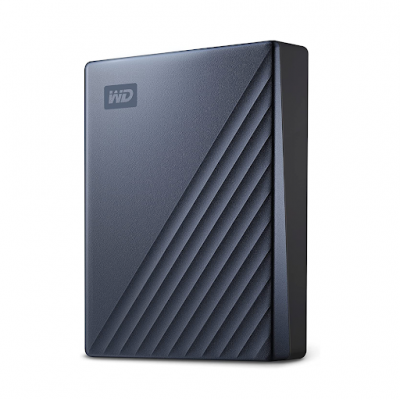 Ổ cứng di động 6TB WD My Passport Ultra USB Type-C 3.0 Xanh WDBEJA0060BBL-WESN