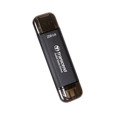Ổ cứng di động SSD Transcend ESD310C 128GB - Đen