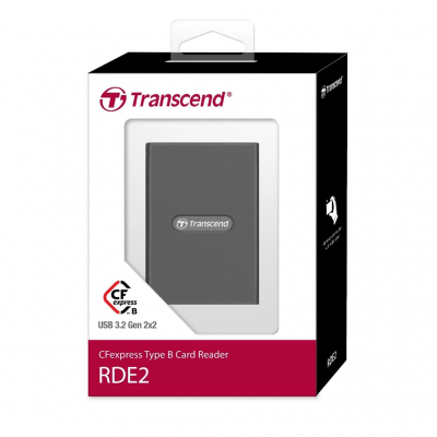 Đầu đọc thẻ nhớ SD Transcend, CFexpress Type-B-Card Reader, USB 3.2 Gen 2x2, Type C