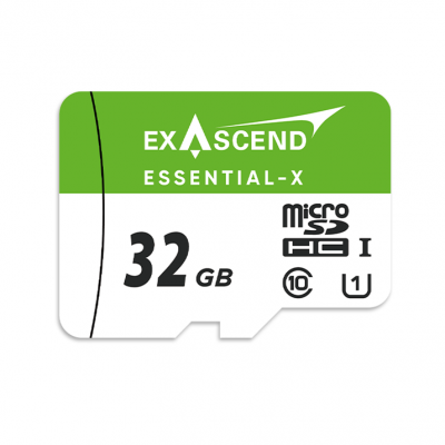 Thẻ nhớ Essential-X micro SD - 32GB hiệu Exascend, model: ES032GTFC1MP