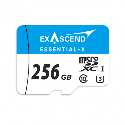 Thẻ nhớ Essential-X micro SD - 256GB hiệu Exascend, model: ES256GTFU3MP