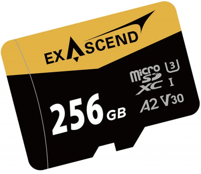 Thẻ nhớ UHS-I uSD card V30 - Catalyst - 256GB hiệu Exascend, model: EX256GUSDU1