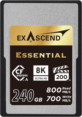 Thẻ nhớ CFexpress (Type A) - Essential - 240GB hiệu Exascend, model: EXPC3EA240GB