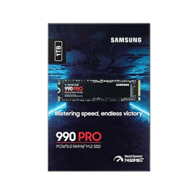  Ổ Cứng gắn trong Samsung SSD 990 Pro 1TB M2 PCIe 4.0, Model: MZ-V9P1T0BW 