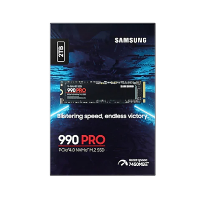  Ổ Cứng gắn trong Samsung SSD 990 Pro 2TB M2 PCIe 4.0, Model: MZ-V9P2T0BW 