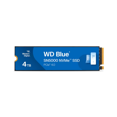 Ổ cứng gắn trong SSD WD Blue SN5000 NVMe SSD 4TB PCIe Gen 4x4, 5Y WTY_WDS400T4B0E-00BKY0