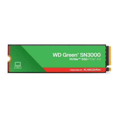 Ổ cứng WD Green SSD SN3000 1TB / SN3000 NVMe / M.2-2280 / PCIe Gen4 / Read up to 5000MB/s