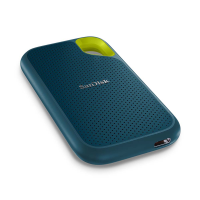 Ổ cứng SSD (GN) Sandisk Extreme-USB 3.2, Type C & Type A, màu ghi xanh- SDSSDE61-1T00-G25M