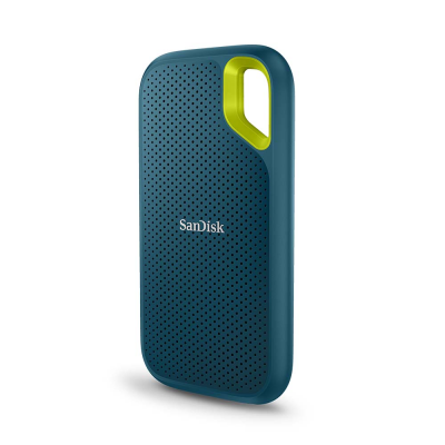 Ổ cứng SSD (GN) Sandisk Extreme-USB 3.2, Type C & Type A, màu ghi xanh- SDSSDE61-1T00-G25M