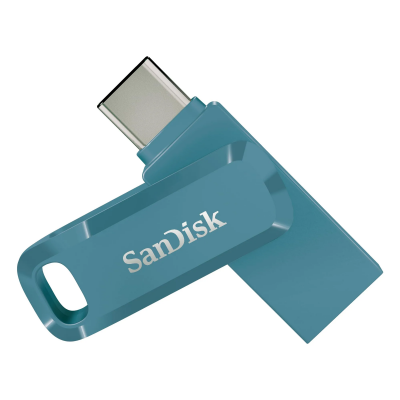 Ổ cứng DĐ SanDisk- 64GB Navagio Bay Blue DDDC3 ULtra Dual Drive Go-SDDDC3-064G-G46NBB