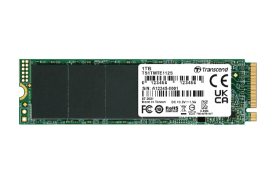 Ổ cứng gắn trong Transcend 512GB; NVMe PCIe Gen3 x4, M.2 2280, 3D NAND - TS512GMTE112S