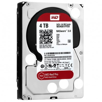  WD HDD Caviar Red Pro 4TB 3.5"( WD4001FFSX)