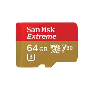 SANDISK EXTREME MICROSD 64GB UHS-I CARD
