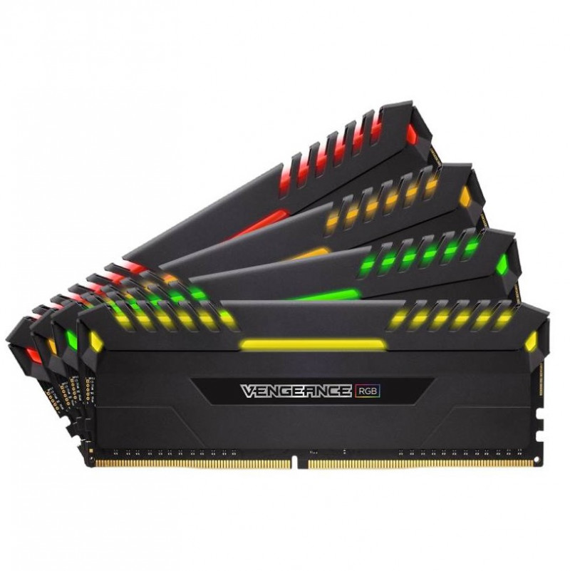 Ram Corsair Vengeance RGB 32GB (4 x 8GB) DDR4 Bus 3000 CMR32GX4M4C3000C15