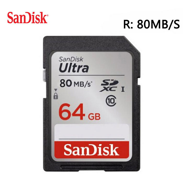 Thẻ nhớ SD SanDisk ULTRA 64GB SDHC/SDXC 80mb/s SDSDUNC-064G-GN6IN