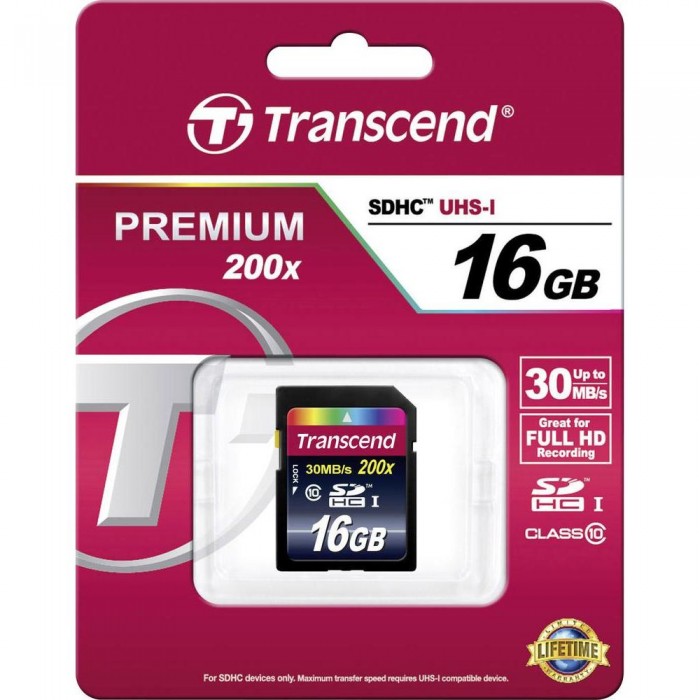 Thẻ nhớ SD Transcend Premium 200x SDHC UHS-I 16GB