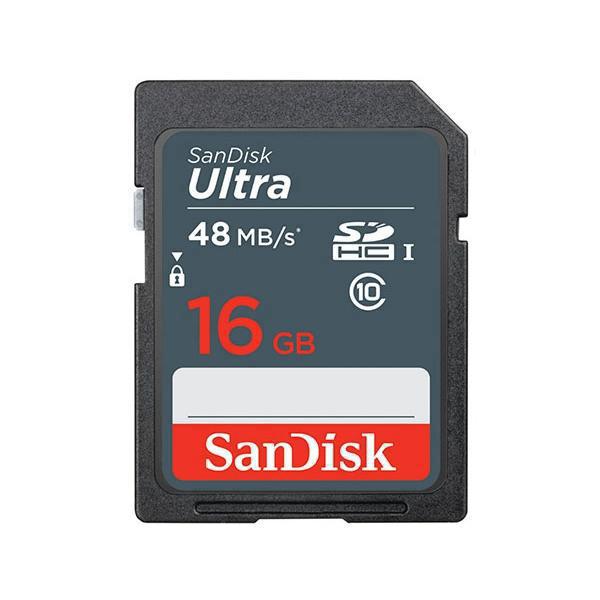 Thẻ nhớ Sandisk SDHC Ultra UHS-1 16GB, 48Mb/s SDSDUNB-016G-GN3IN