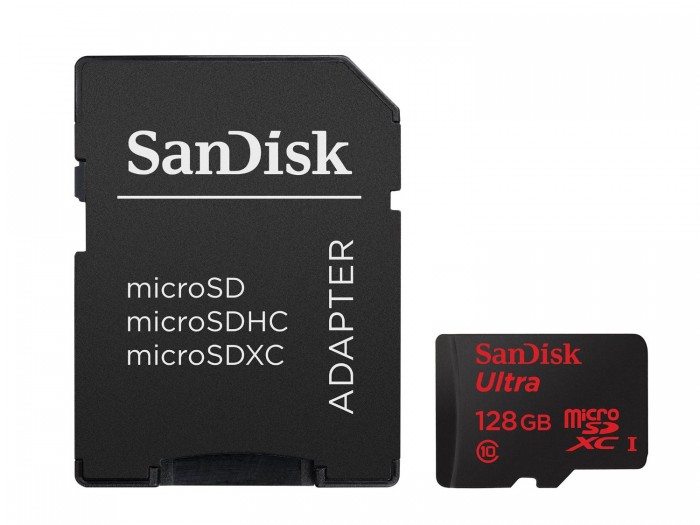 Thẻ nhớ SanDisk MicroSDHC Ultra 128GB, 80MB/s(kèm adapter) - SDSQUNC-128G-GN6MA