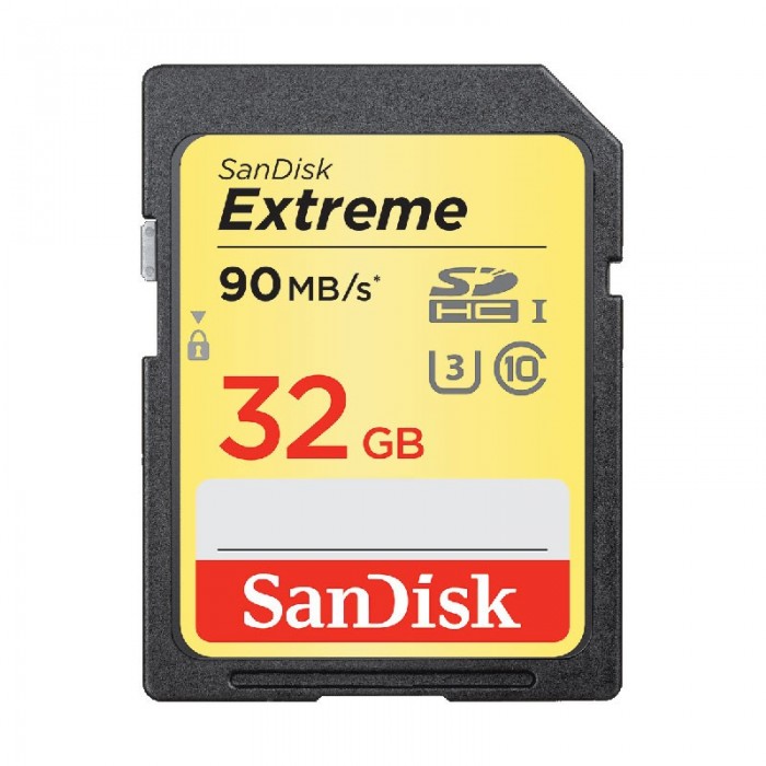 Thẻ nhớ SD SanDisk Extreme 32GB - 90MB/s-SDSDXNE-032G-GNCIN