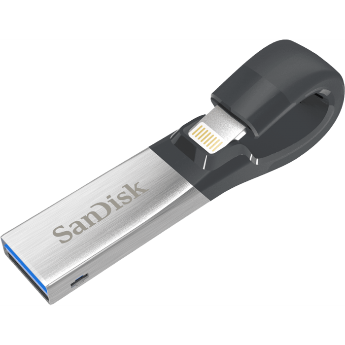 USB SanDisk iXpand™ Flash Drive 16GB lưu trữ ngoài cho iPhone và iPad - SDIX30N-016G-ZN6NN