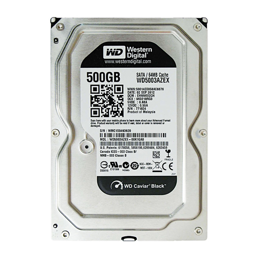 Ổ cứng WD Black 500GB 3.5" WD5003AZEX