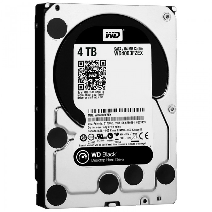 Ổ cứng WD Black 4TB 3.5" WD4003FZWX