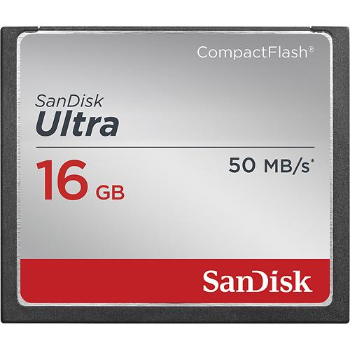 Thẻ nhớ CF Sandisk Ultra 16GB 50MB/s - SDCFHS-016G-G46