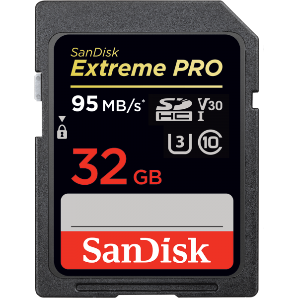 Thẻ nhớ SD Sandisk ExtremePro 32GB - 95MB/s SDSDXXG-032G-GN4IN