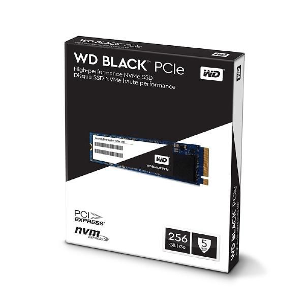 WD Black SSD 256GB  PCIe Gen3 8 Gb/s M2-2280