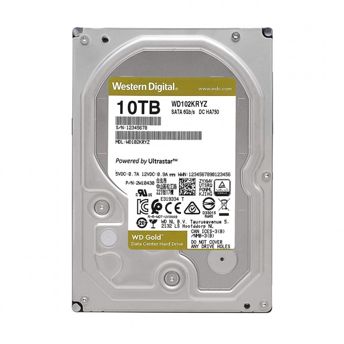 Ổ cứng HDD WD Gold 10TB 3.5" - WD102KRYZ